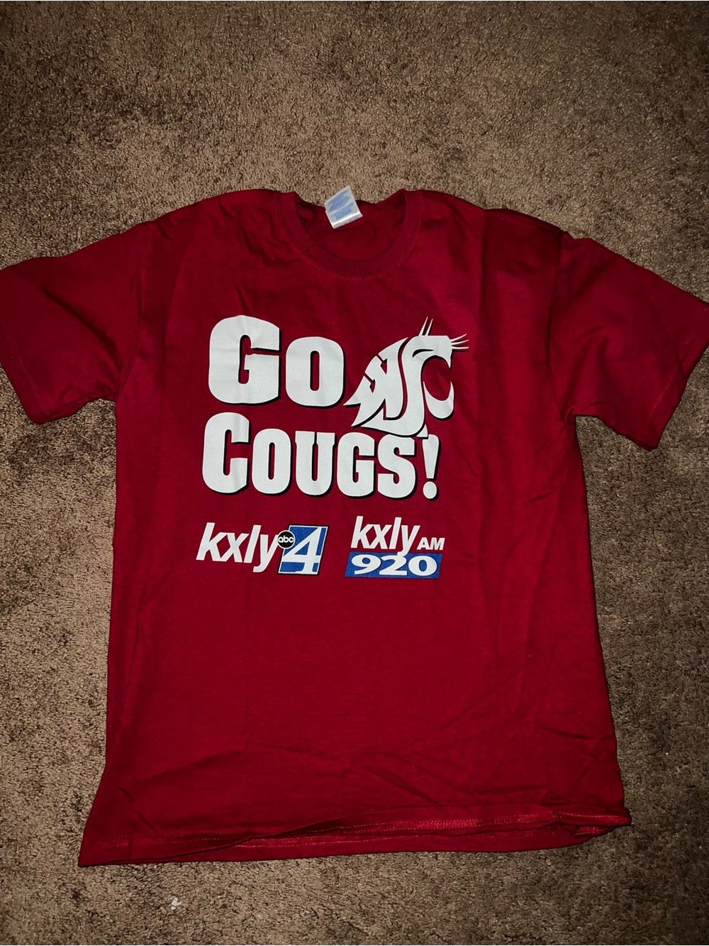 Gildan Red "Go Cougs!" Graphic T-Shirt